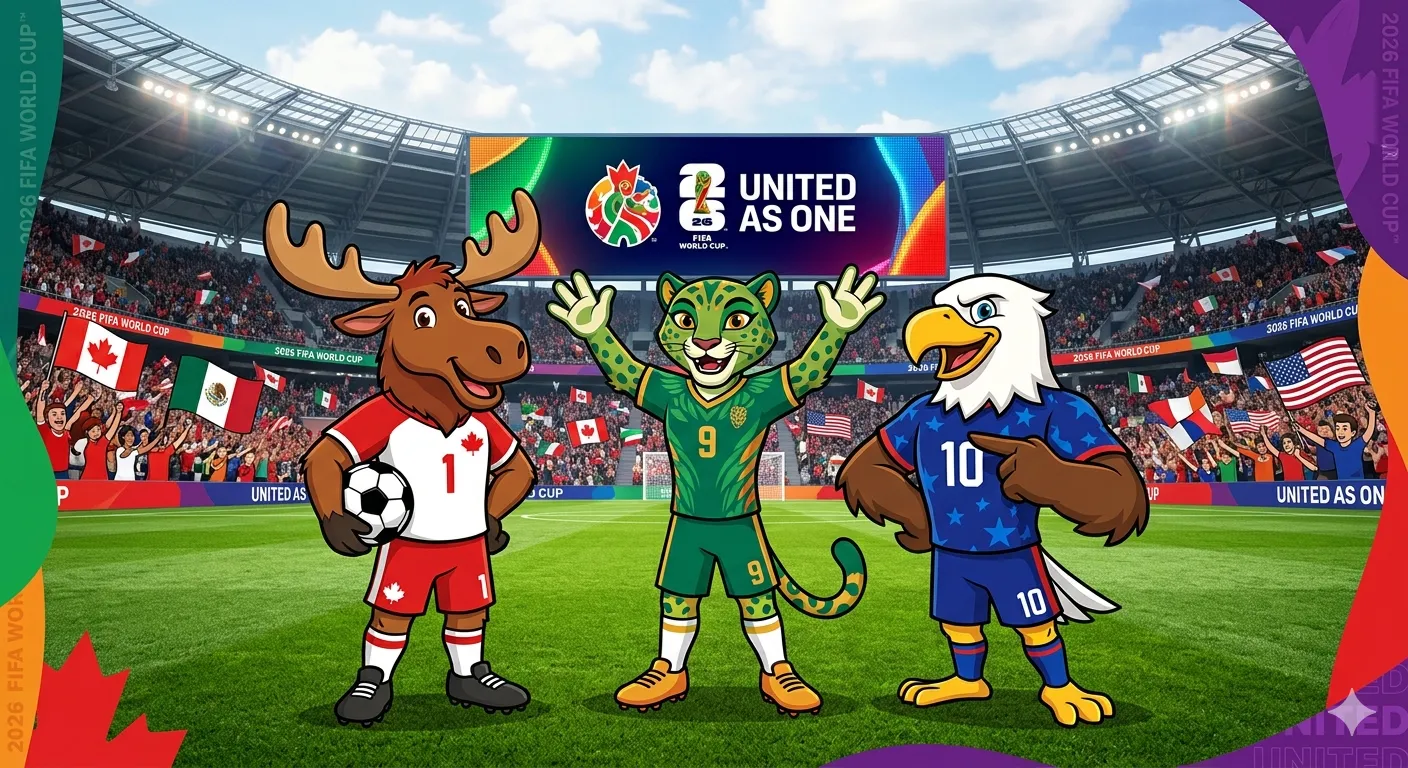 Meet the 2026 FIFA World Cup Mascots: Maple, Zayu, and Clutch