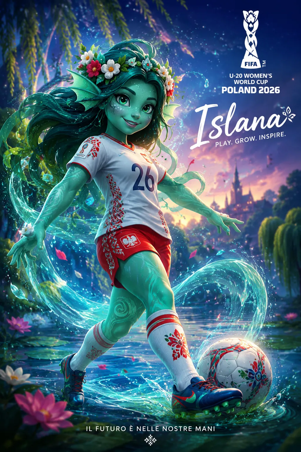 Meet Islana — the magical spirit of the FIFA U-20 Women’s World Cup Poland 2026.